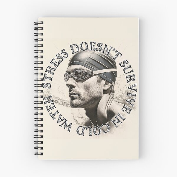 Item preview, Stress Doesn’t Survive In Cold Water designed and sold by Kate Anderson Art.