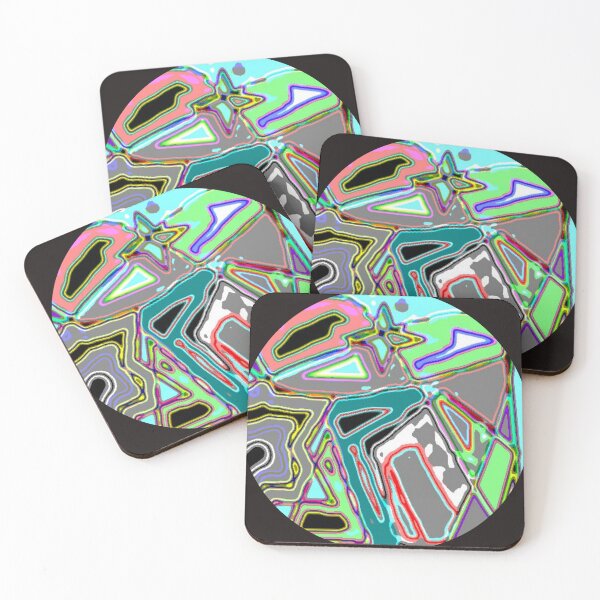 Item preview, jumbled color fun round abstract design designed and sold by SmashingDeals.