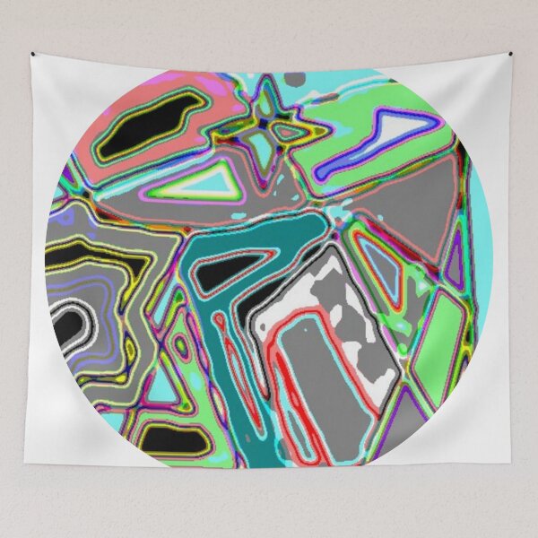 Item preview, jumbled color fun round abstract design designed and sold by SmashingDeals.