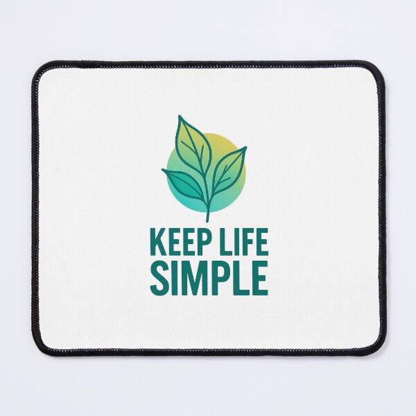 Item preview, Keep Life Simple – Modern Nature Minimalist T-Shirt Design designed and sold by iamsouking.