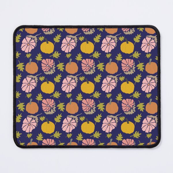 Item preview, cozy autumn pumpkin leaf floral pattern designed and sold by EdifiedExpressions.