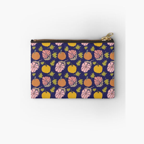 Item preview, cozy autumn pumpkin leaf floral pattern designed and sold by EdifiedExpressions.