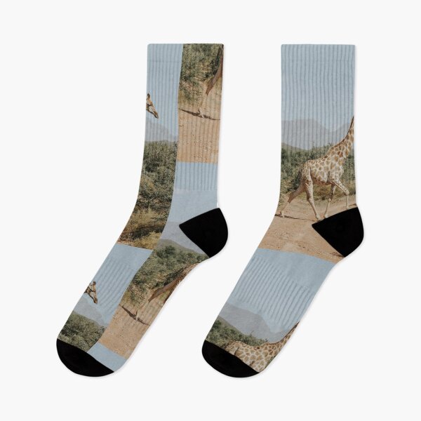 Item preview, Giraffe Walking in Nature designed and sold by Aesthetic Archive.