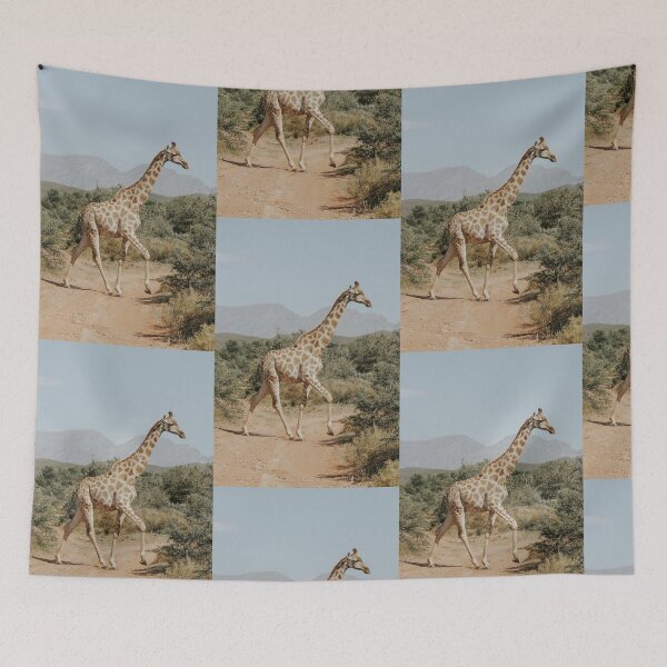 Item preview, Giraffe Walking in Nature designed and sold by Aesthetic Archive.