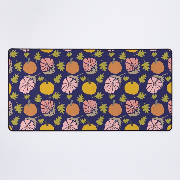 Item preview, cozy autumn pumpkin leaf floral pattern designed and sold by EdifiedExpressions.