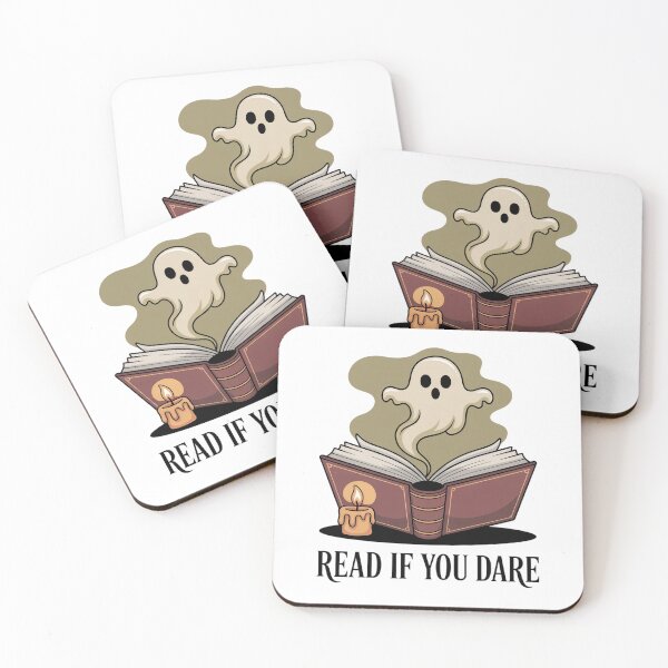Item preview, Read If You Dare - Cozy Spooky Book Ghost designed and sold by MagicWander.