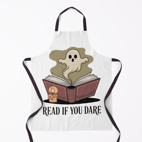 Item preview, Read If You Dare - Cozy Spooky Book Ghost designed and sold by MagicWander.