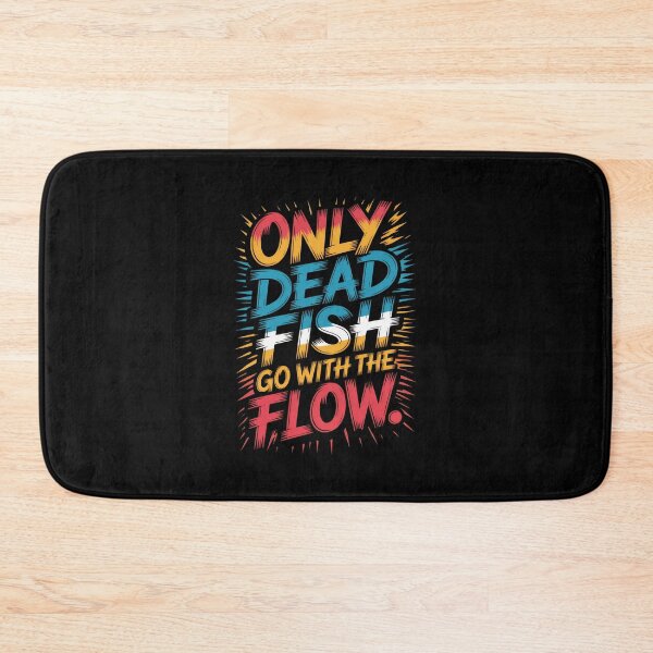 Item preview, Swim Against the Current Typography Art designed and sold by Enea Kelo.