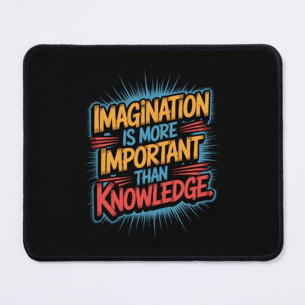 Item preview, The Power of Imagination Typography Art designed and sold by Enea Kelo.