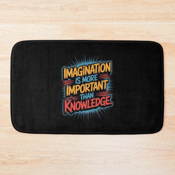 Item preview, The Power of Imagination Typography Art designed and sold by Enea Kelo.