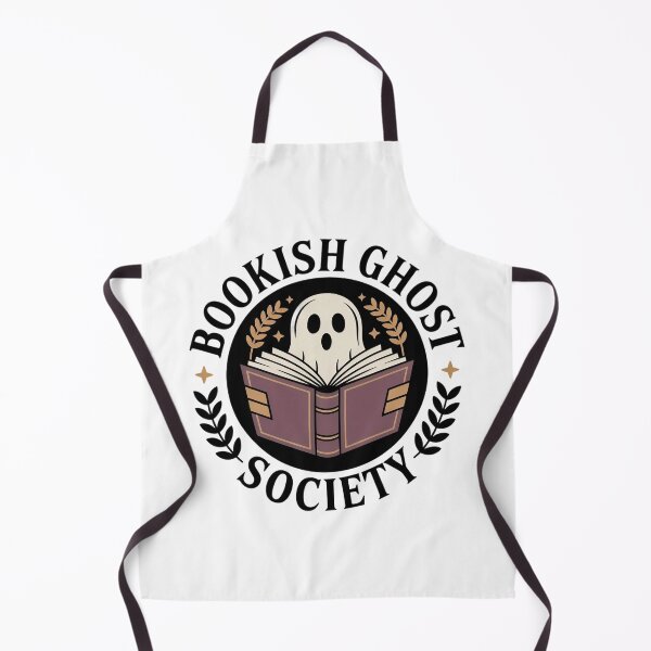 Item preview, Bookish Ghost Society - Cozy Spooky Badge designed and sold by MagicWander.