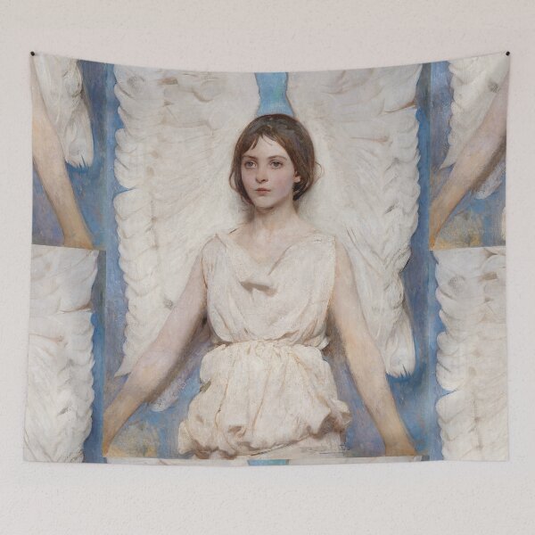 Item preview, Painting of an Angel designed and sold by Aesthetic Archive.