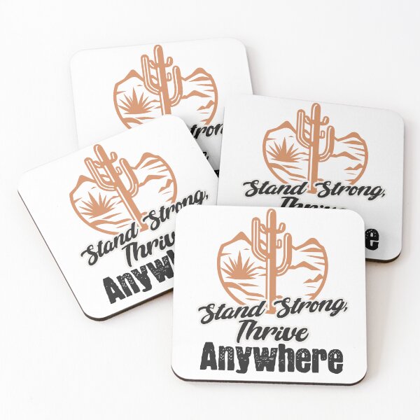 Item preview, Stand Strong, Thrive Anywhere designed and sold by fireCATgraphics.
