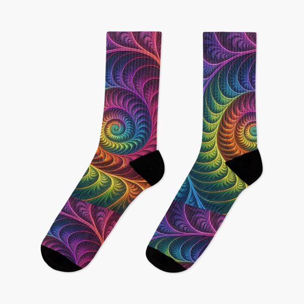 Item preview, Psychedelic Spiral Fractal Pattern designed and sold by HLPsychDesigns.