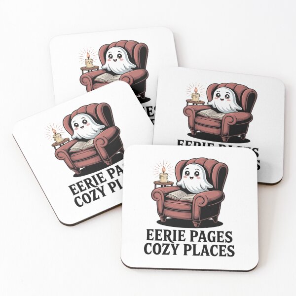 Item preview, Eerie Pages Cozy Places - cozy ghost book designed and sold by MagicWander.