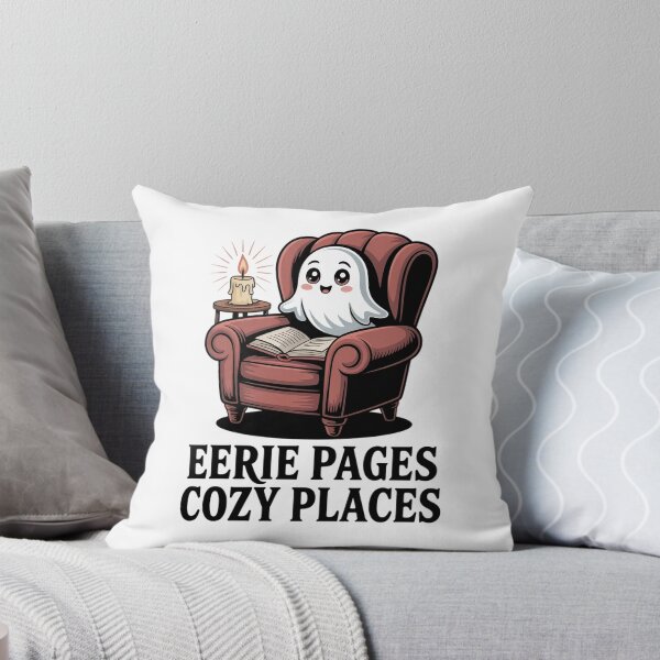 Item preview, Eerie Pages Cozy Places - cozy ghost book designed and sold by MagicWander.