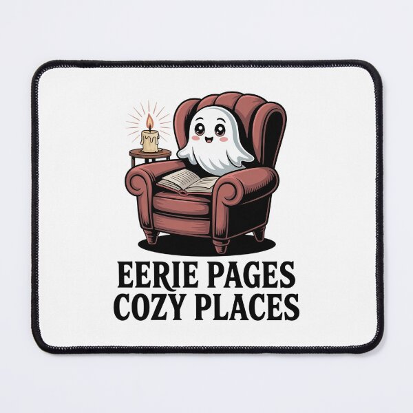 Item preview, Eerie Pages Cozy Places - cozy ghost book designed and sold by MagicWander.