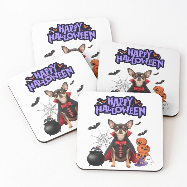 Item preview, Chihuahua Dracula Halloween Design | Cute Spooky Dog with Festive Decorations designed and sold by Fredster1966.
