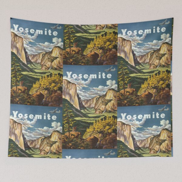 Artikelvorschau, Yosemite-Nationalpark-Illustration entworfen und verkauft von Aesthetic Archive.