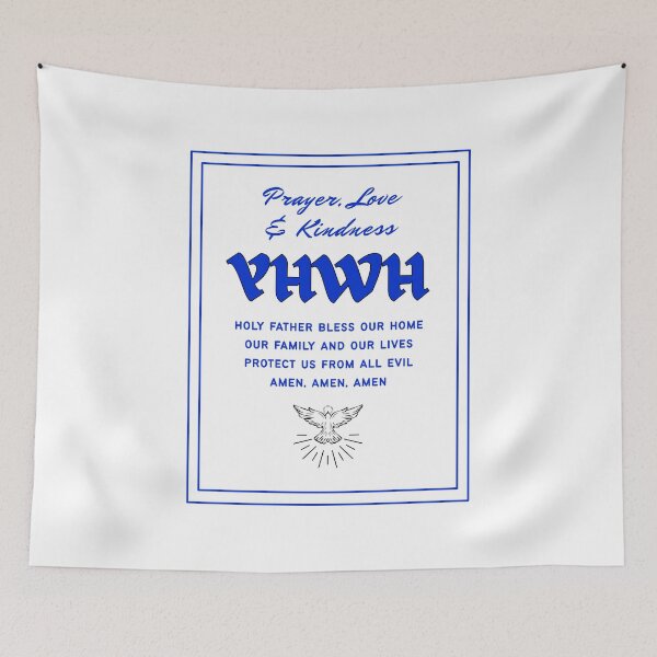 Artikelvorschau, Gebet, Liebe. Güte: YHWH, Gebet, Haussegen entworfen und verkauft von AASparksDesigns.