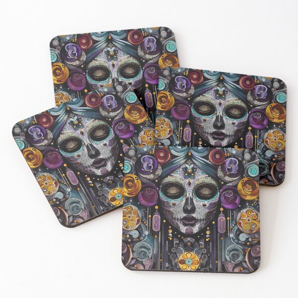 Item preview, Catrina Illustration - Vibrant Day of the Dead Art designed and sold by  Ojo de Lilith.