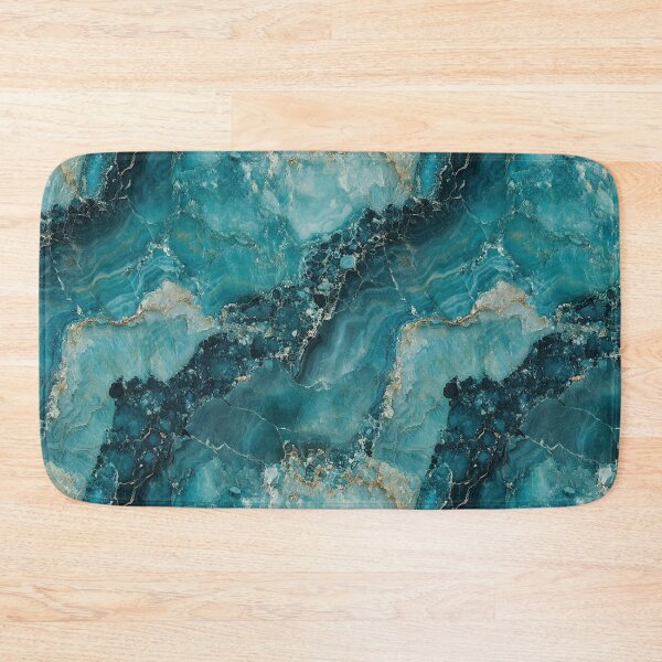 Item preview, Ocean Blue Seamless Texture – Polished Gemstone Abstract Design designed and sold by DigitaICraft.