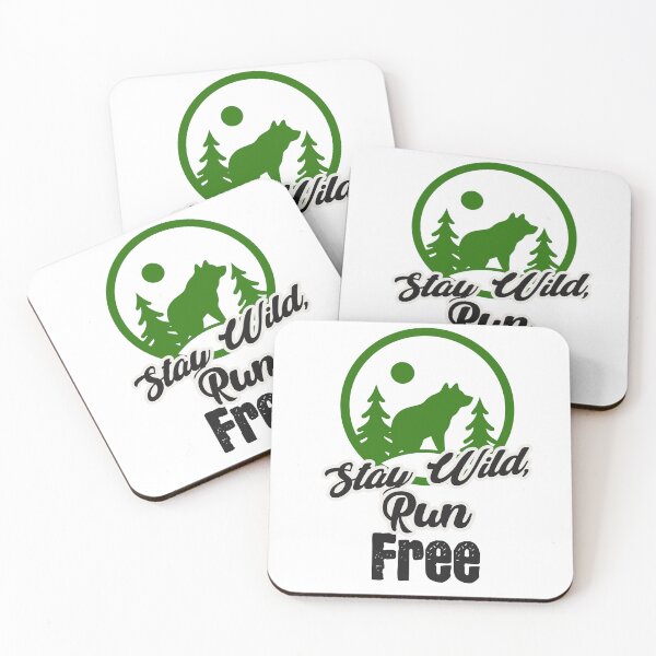 Item preview, Stay Wild, Run Free designed and sold by fireCATgraphics.