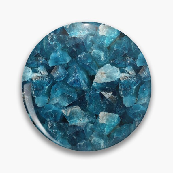 Item preview, Polished Teal Crystal Seamless Pattern – Modern Apatite Gemstone-Inspired Texture designed and sold by DigitaICraft.