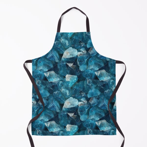 Item preview, Polished Teal Crystal Seamless Pattern – Modern Apatite Gemstone-Inspired Texture designed and sold by DigitaICraft.