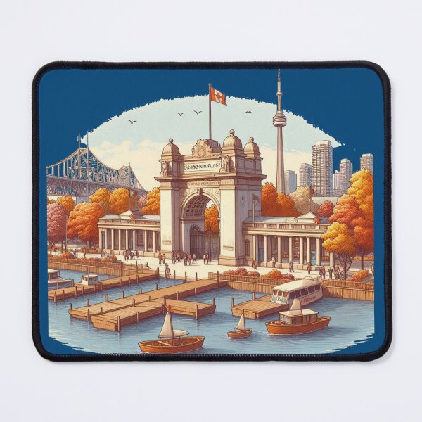Item preview, Toronto Exhibition Place Main Gate 3D Autumn Sketch, designed and sold by PaintMeWorld.