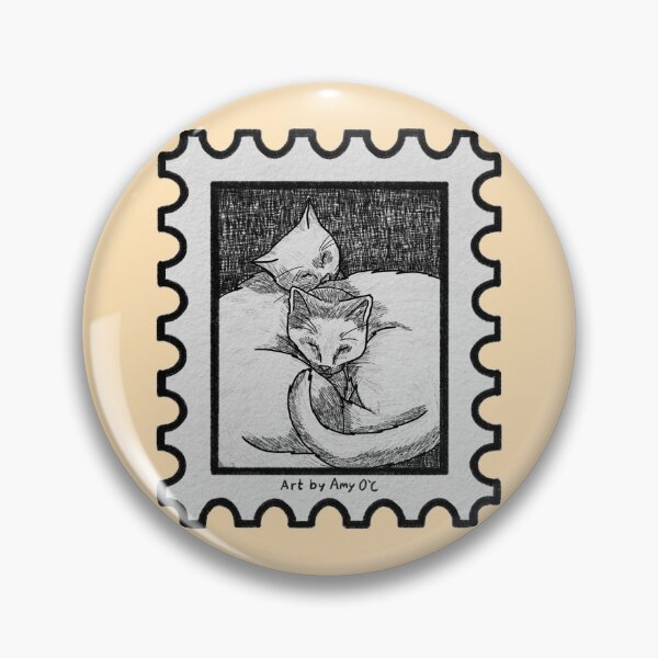 Item preview, Cat postage stamp designed and sold by CraftsbyAmy.