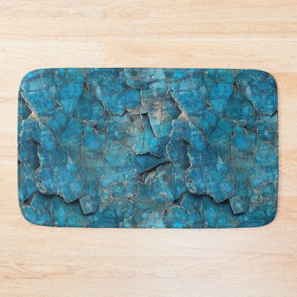 Item preview, Vibrant Teal Seamless Texture – Polished Gemstone-Inspired Design designed and sold by DigitaICraft.