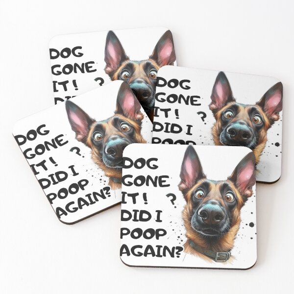 Item preview, Dog Gone it! Did I Poop Again? Funny Shephard Dog designed and sold by binspired2shop.