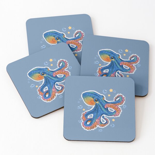 Item preview, Lovely blue octopus designed and sold by annx-arsr.