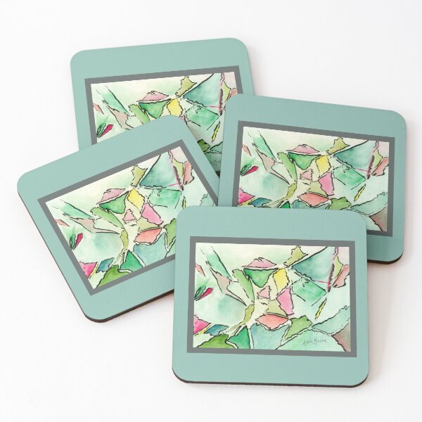 Item preview, Shattered Dreams - abstract watercolor designed and sold by Annie Mason Art.