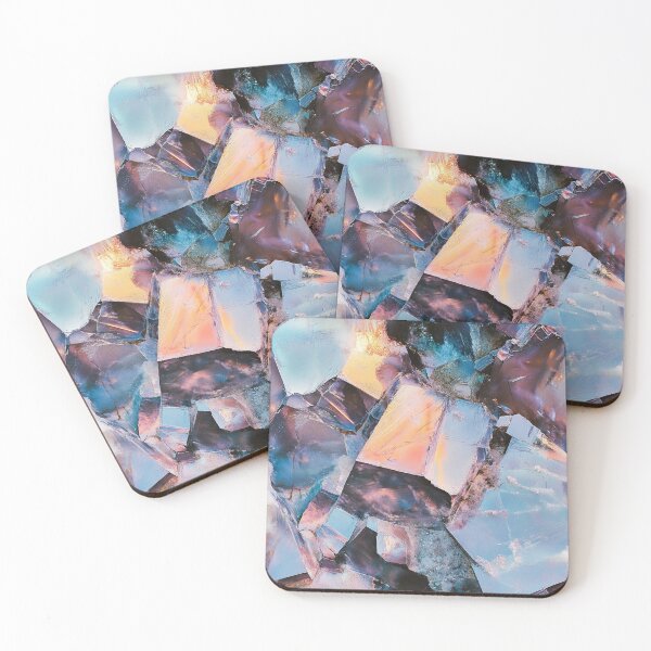 Item preview, Violet and Aqua Shiny Crystal Texture designed and sold by DigitaICraft.