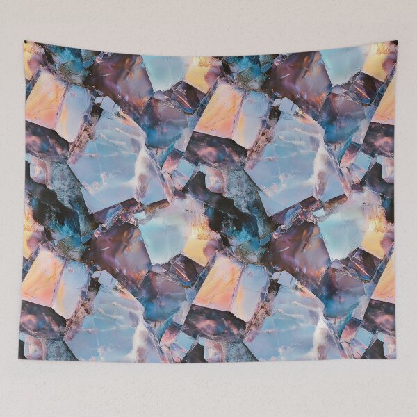 Item preview, Violet and Aqua Shiny Crystal Texture designed and sold by DigitaICraft.