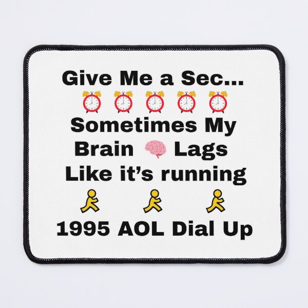 Item preview, Brain Processing Speed...90's Level Internet, funny slogans, AuDHD, ADHD, Perimenopause Humor designed and sold by Kristi Brooks.