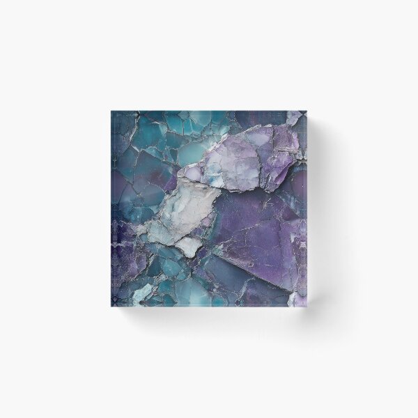 Item preview, Purple and Aqua Mineral Texture designed and sold by DigitaICraft.