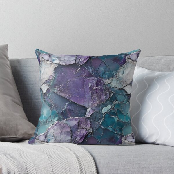 Item preview, Purple and Aqua Mineral Texture designed and sold by DigitaICraft.