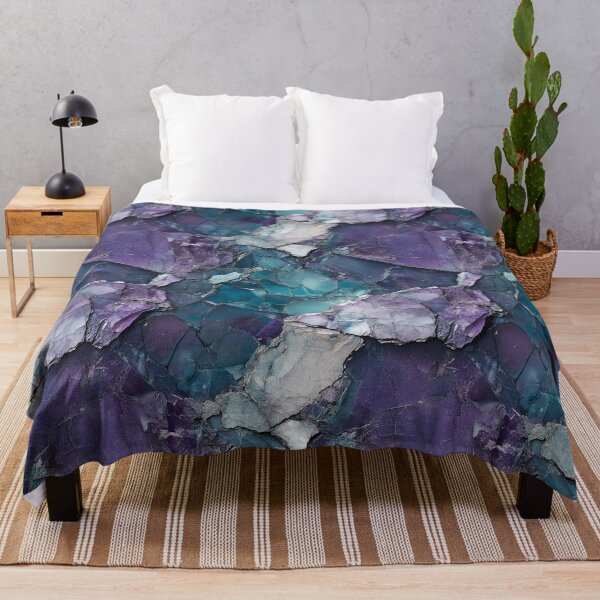 Item preview, Purple and Aqua Mineral Texture designed and sold by DigitaICraft.