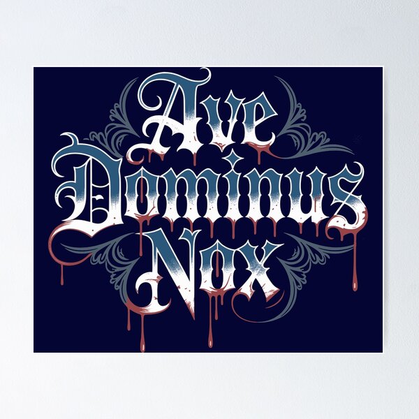 Ave Dominus Nox - night lords Poster