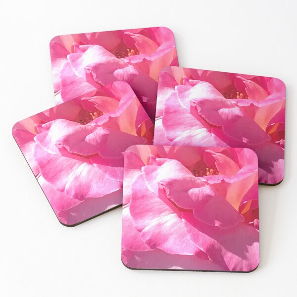 Item preview, Intriguingly Beautiful Pink Rose Close-Up In Dappled Light designed and sold by DEC02.