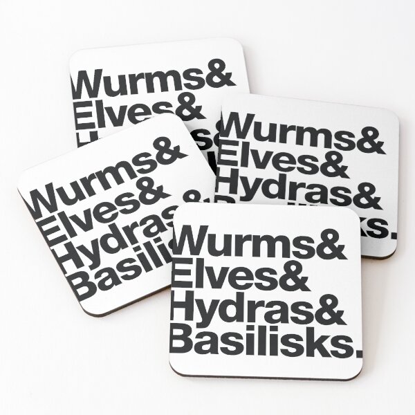 Item preview, Wurms & Elves & Hydras & Basilisks Magic The Gathering T-Shirt designed and sold by AlsoAmpersands.