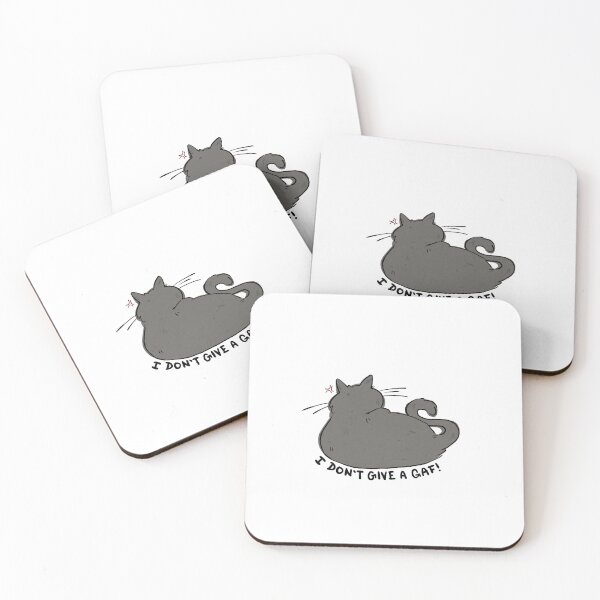 Item preview, i dont give a gaf! kitty designed and sold by spitcasually.