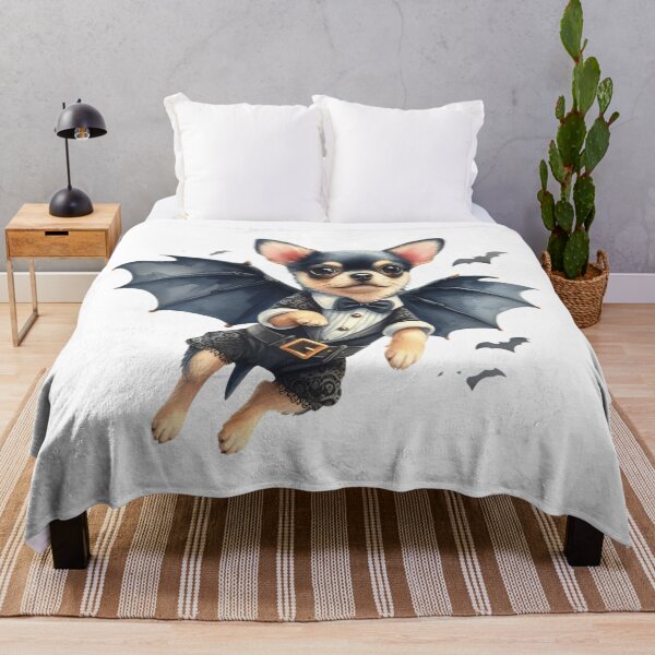 Item preview, Chihuahua dressed as a bat designed and sold by GogoGrove.