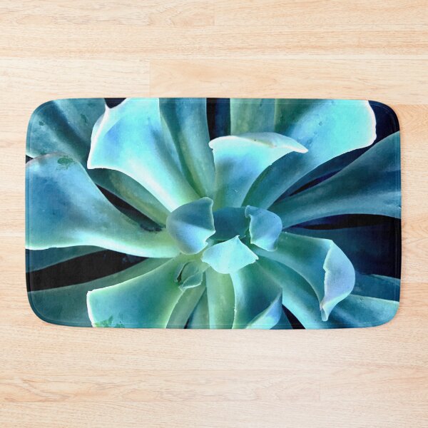 Item preview, Breathtaking Ribbon-Shaped Aqua Blue Succulent Art Photo  designed and sold by DEC02.