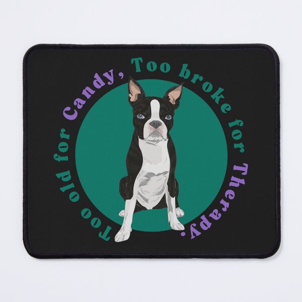 Item preview, Funny Halloween Moody Dog sign designed and sold by TheCandorSoul.