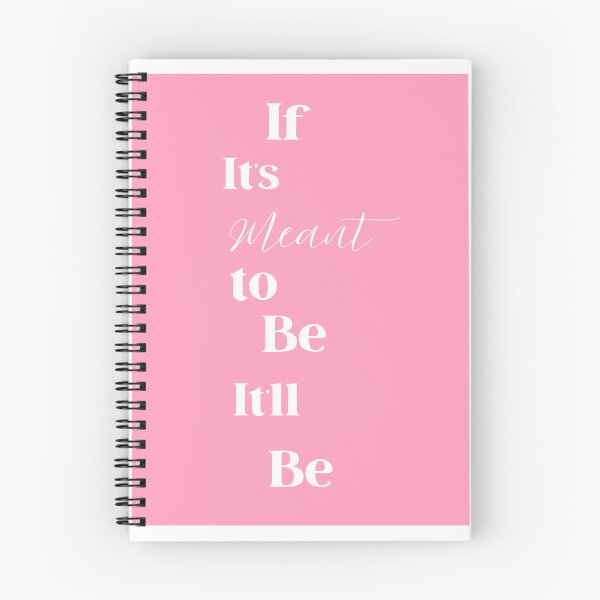 Item preview, If It's Meant To Be It'll Be positive affirmation designed and sold by Bloomshop2025.