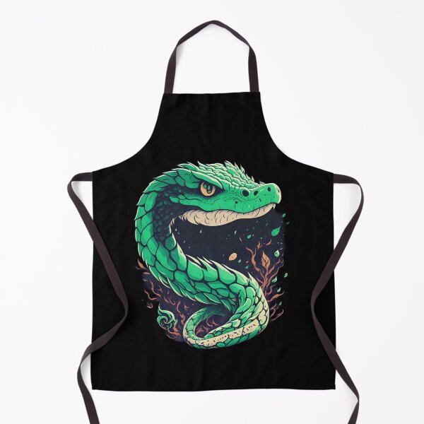 Item preview, Dark Serpent Snake – Evil Reptile Illustration | Gothic Fantasy Poster & Sticker designed and sold by CRAWO.